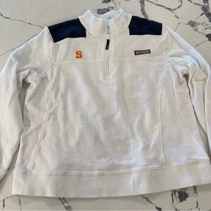 Vineyard Vines Syracuse White and Blue Sweatshirt